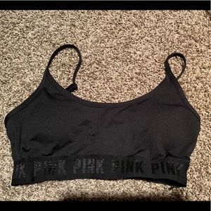 VS PINK Black Sports Bra